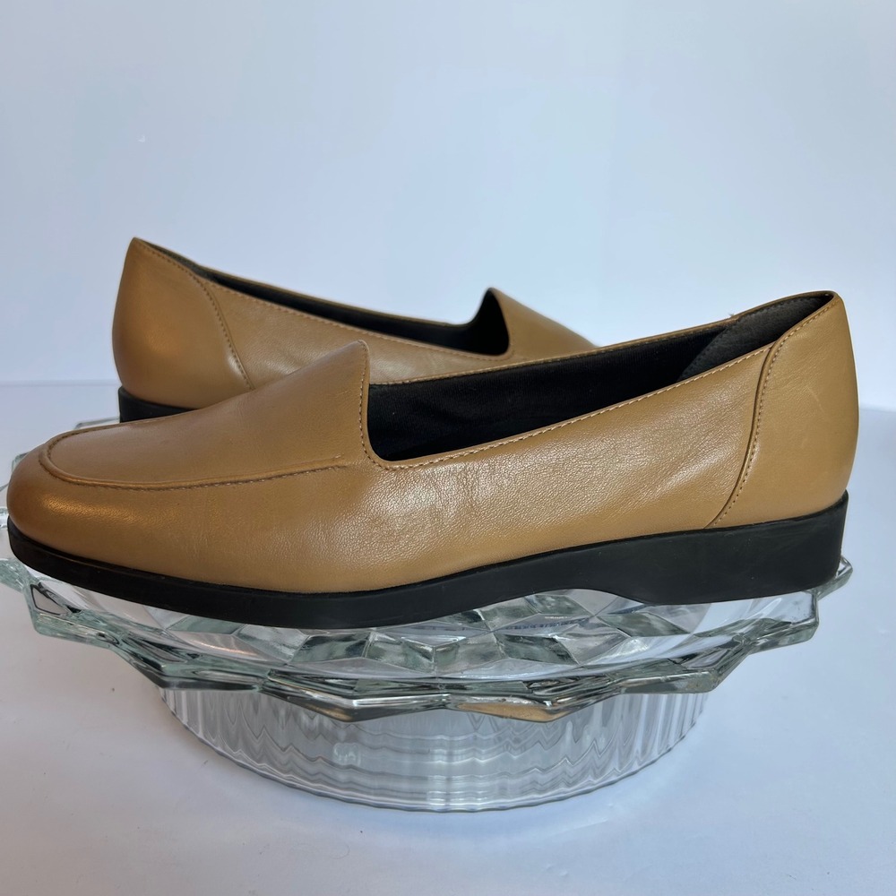 Easy Spirit Landau Leather Slip On Loafers Comfort‎ Dress Shoes